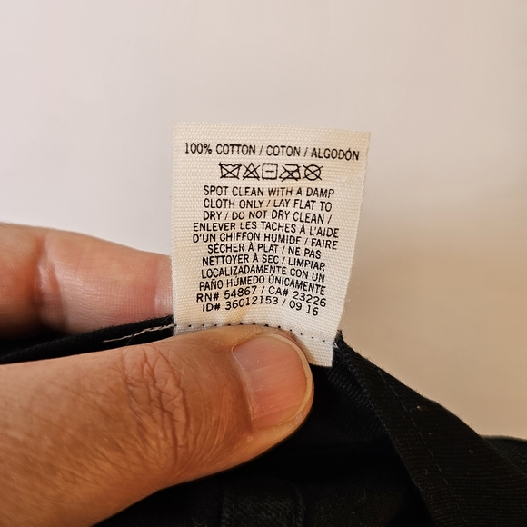 Victoria Secret Pink black embroidered cotton baseball cap - Picture 7 of 8